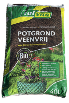 Biologische Potgrond veenvrij 40 liter