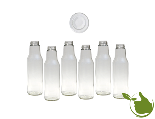 Wholesale 750 ml Clear Glass Bottles