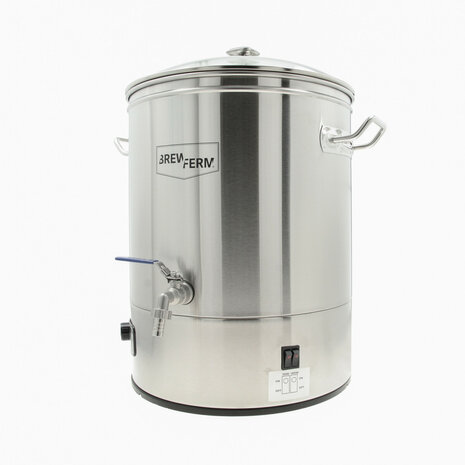 8.5 Gallon Brewmaster Stainless Steel Brew Kettle