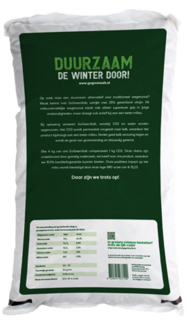 GoGreenSalt CO2 neutraal strooizout 20 kg